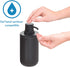 iDesign Cade Plastic Pump, Liquid Soap Dispenser Holds 12 Oz. for Bathroom, Kitchen Sink, Vanity, Matte Black