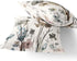 Flower Throw Pillow Covers 20x20 Set of 2, Cozy Flowers Pillow Cushion Cases, Modern Decorative Square Pillowcases for Sofa Couch Bedroom Living Room Car Seat