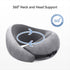 Visenta Neck Pillow for Travel. Premium Memory Foam. 360 Degree Neck Support Provides Incredible Comfortable. Dual-Side Chin Support. Compressible with Travel Pouch. Great Gift Choice. (Gray)