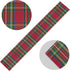 SUABO Table Runner Christmas Red and Green Tartan Plaid Striped Pattern Non-Slip Heat Resistant Modern Table Runners for Dinner Holiday Party Wedding Decoration 13 x 90 Inch