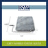 RSVP International Cheese Slicer Cut Cheese, Meats & Other Appetizers, 10.25x9.5x1", Gray Marble