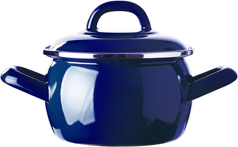 BK Carbon Steel Mini Dutch Oven, 2-Cup, Cobalt (CC003131-001)