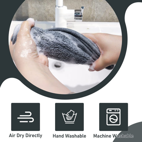 2 Pack of Faucet Absorbent Mat, Drip and Splash Catcher, Kitchen Sink Splash Guard Behind Faucet, Microfiber Kitchen Sink Mat, Kitchen Countertop Drying Mat for Kitchen, Farmhouse and RV, 18'' x 5.9''