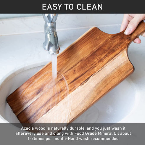 Cheese Board Charcuterie Boards, Premium Acacia Wood Cheese Platter, Serving Tray Charcuttery Meat Plate Pro, Best Gifts For Christmas, Thanksgiving, House Warming, Mothers Day, Wedding Anniversary