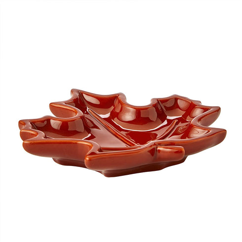 SKL Home Shaped Leaf Vanity Tray, Rust