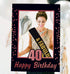 LaVenty Rose Gold 40th Birthday Party Photo Booth Props 40th Birthday Photo Frame Birthday Photo Frame