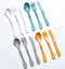 KNORK Eco 12 Piece (Fork, Knife, Spoon) Biodegradable Bamboo Reusable Flatware Set