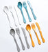 KNORK Eco 12 Piece (Fork, Knife, Spoon) Biodegradable Bamboo Reusable Flatware Set