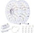 JESLED 32.8ft/10M LED Strip Lights ,6500K Super Bright White,Dimmable,24V DC LED Tape Lights for Bedroom, Kitchen, Under Cabinet, Living Room, Stair Decoration