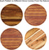 9" Acacia Wood Lazy Susan Organizer Kitchen Turntable for Cabinet Pantry Table Organization