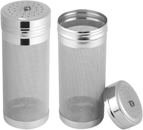 Beer Dry Hopper Filter, 300 Micron Stainless Steel Mesh Hop Spider Homebrew Hop Filter Beer Brewing Tea Kettle Brew Filter Strainer Bar Accessories