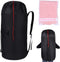 Laundry Bag Backpack for College Students, 100L Large Laundry Bag with Padded Shoulder Straps, 5 Storage Pockets, 1 Mesh Wash Bag, Portable Sturdy Laundry Bag with Handle, Hanging Dorm Backpack Black