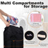 Laundry Bag Backpack for College Students, 100L Large Laundry Bag with Padded Shoulder Straps, 5 Storage Pockets, 1 Mesh Wash Bag, Portable Sturdy Laundry Bag with Handle, Hanging Dorm Backpack Black
