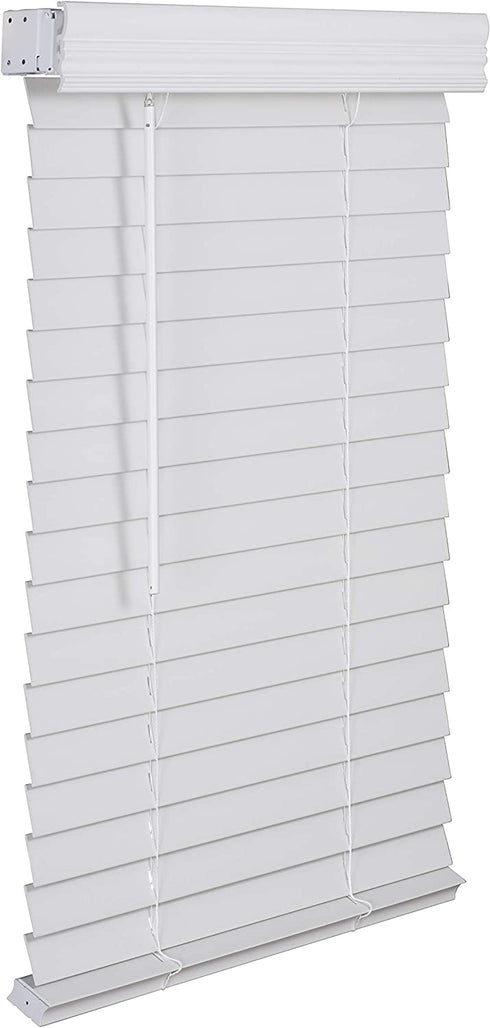 LOTUS & WINDOWARE 2" Faux Wood Blind, 39" x 48", White