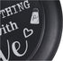 NIKKY HOME 15" x 24" Pan Shaped Metal Kitchen Sign Wall Decor with Quote Season Everything with Love, Black