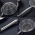 TENTA Kitchen Multi Kitchen Utensil Stainless Steel Cooking Skimmer Slotted Fish Turner Spatula Spoon Colander Drain Water Filter Spoon Ladle Spider Strainer Skimmer Ladle for Cooking &Frying (2pcs)