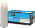Ner Mitzvah Shabbat Candles - Traditional Shabbos Candles - 4 Hour - 72 Count - by Ohr