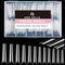 UNA GELLA Coffin Nails Tips No C Curve 216PCS Extra Long Nail Tips Clear Coffin Acrylic Nail Tips for Coffin Nails Clear Coffin Nail Tips XXL Nail Tips Coffin Fake False Nails For Nail Extension Nail Art, Home DIY Salon 12 Sizes Gelly Tips