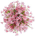 URSTOUD 20 Bundles Artificial Daffodils Flowers, Fake Artificial Greenery UV Resistant No Fade Faux Plastic Plants for Wedding Bridal Bouquet Home Garden Kitchen Office Vase(Pink) (OUD-LB-20P-Pink)
