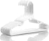 Neaties Children's Size White Plastic Hangers, USA Made Long Lasting Tubular Hangers, Set of 30