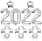 Silver 2022 Balloons Numbers Set - 40 Inch, 2022 Graduation Balloons, Confetti | Silver Graduation Decorations 2022, Graduation Party Decorations, Graduation Party Supplies | Class of 2022 Decorations