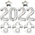 Silver 2022 Balloons Numbers Set - 40 Inch, 2022 Graduation Balloons, Confetti | Silver Graduation Decorations 2022, Graduation Party Decorations, Graduation Party Supplies | Class of 2022 Decorations