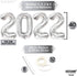 Silver 2022 Balloons Numbers Set - 40 Inch, 2022 Graduation Balloons, Confetti | Silver Graduation Decorations 2022, Graduation Party Decorations, Graduation Party Supplies | Class of 2022 Decorations
