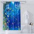 Yeele Shower Curtain Fish Ocean Shower Curtain Under The Sea Shower Curtain for Bathroom Waterproof Polyester Sea Bathtub Curtain Decor with Hooks,69x70in