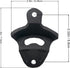 8 PCS Satin Black Cast Iron Beer Bottle Opener Wall Mounted Open Here Heavy Duty for Man Cave Farmhouse Bar with Screws