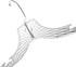 Quality Hangers Clear Hangers 12 Pack - Crystal Cut Hangers for Clothes - Durable Plastic Hanger Set - Invisible Dress Hangers for Suits - Heavy Duty Hangers - Nonslip Coat and Shirt Hangers