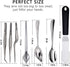 Tangoowal High Quality Culinary Specialty Tools,Professional Chef Plating Kit, 7 Piece, Stainless Steel
