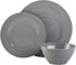 Gibson Home Brist Melamine Dinnerware Set, Service for Four (12pcs), Blue
