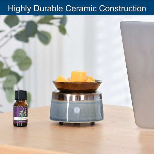 kobodon Ceramic Candle Wax Warmer,Scentsy Warmer, Home Fragrance Diffuser, Wax Melter for Scents Fragrances Candles Oils, Fragrance Warmer Scented Candles or Wax Melts, Gifts for Spa Home Office
