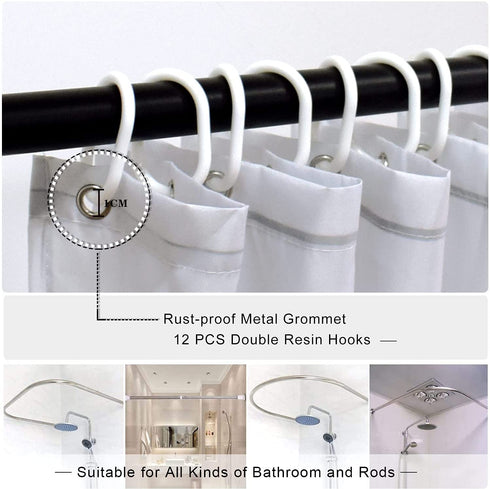 DESIHOM Highland Cow Shower Curtain Western Get Naked Shower Curtain Grey Shower Curtain Farmhouse Shower Curtain Animal Funny Shower Curtain Polyester 72x72 Inch