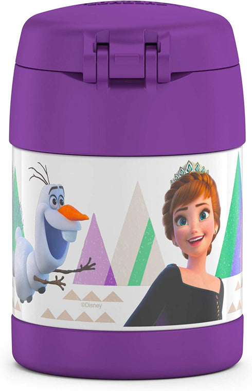THERMOS FUNTAINER 10 Ounce Stainless Steel Vacuum Insulated Kids Food Jar, Frozen 2