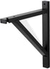 Rustic State Set of 2 Wall Mount Wood Bracket Scone Pendant Lamp Kit for DYI Project (Black)