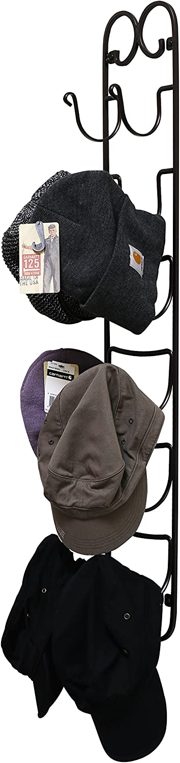 DecoBros Wall Mount Multi-Purpose Towel/Wine/Hat Rack, Bronze