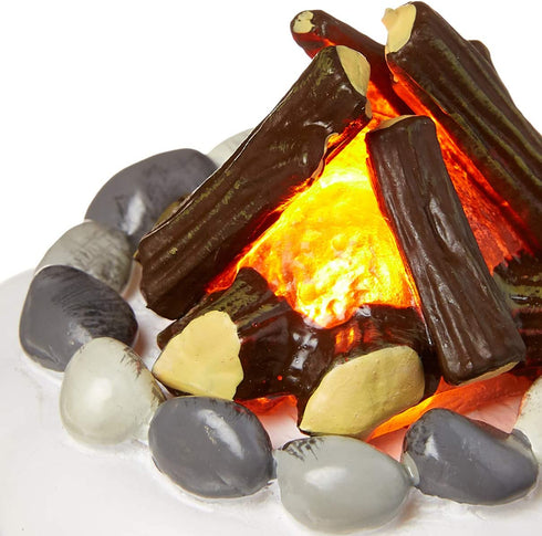 Department 56 Accessories for Villages Lit Fire Pit Accessory Figurine