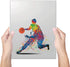 Rainbow Basketball Wall Art Decor - Set of 4 (8x10) Unframed Poster Prints