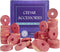 Omio Cedar Blocks for Clothes Storage - 54 Pcs 100% Aromatic Red Cedar Rings for Wardrobe Closets and Drawers, Cedar Wood Rings for Clothes Storage