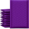 UCGOU Bubble Mailers 4x8 Inch Purple 50 Pack Poly Padded Envelopes Small Business Mailing Packages Opaque Self Seal Adhesive Waterproof Boutique Shipping Bags for Jewelry Makeup Supplies #000