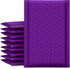 UCGOU Bubble Mailers 4x8 Inch Purple 50 Pack Poly Padded Envelopes Small Business Mailing Packages Opaque Self Seal Adhesive Waterproof Boutique Shipping Bags for Jewelry Makeup Supplies #000