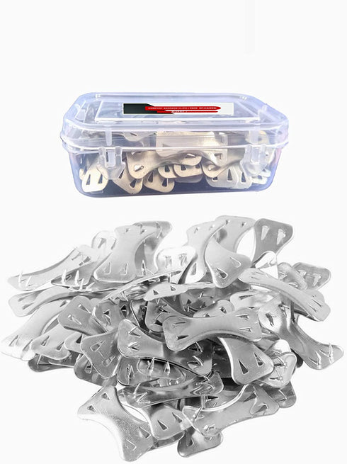 COMFORT Pack of 70 Clips-Replacement Metal | Aluminum Bandage Clips for Bandages,Compression Bandages,Elastic Crepe Bandages,Cotton Bandages for Secure Fastener Bandage Metal Clips