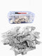 COMFORT Pack of 70 Clips-Replacement Metal | Aluminum Bandage Clips for Bandages,Compression Bandages,Elastic Crepe Bandages,Cotton Bandages for Secure Fastener Bandage Metal Clips