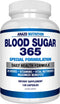 Arazo Nutrition Blood Sugar 365 Supplement - 120 Herbal Pills - 60 Day Supply