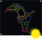 IllumiPeg Zoo Refill templates for Basic Fun Lite Brite Ultimate Classic (10 Sheets, 7x8)