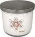Wild Orchid Sandalwood Aromatherapy Scented Candle with Metatron's Cube | Natural Hand Poured Highly Scented Candle | Large 14 Ounce 50 Hour 3 Wick | Zen Relaxation