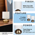 Catalina 18581-001 Transitional 2 Pack Matching Small Touch Table Lamp Set, 9.25, Classic Antique Brass, 2 Count