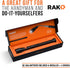 RAK Magnetic Pickup Tool - Telescoping Magnet Stick with 3 LED Lights and Extendable Neck up to 22 Inches - Gifts for Dad, Husband, Truck Driver, Handy Men or Women