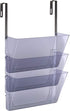 Officemate Wall File, Letter Size with Hanger Set, Clear, Comes in 3 Pack (21446)